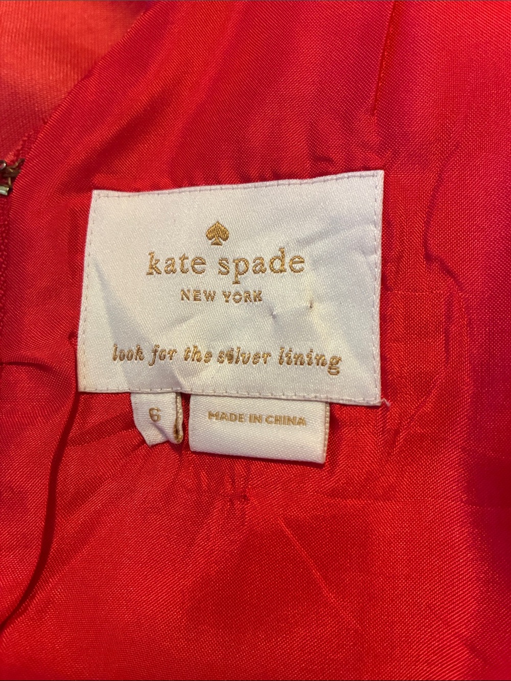 Kate Spade Carolyn Dress size 6 - Picture 7 of 7